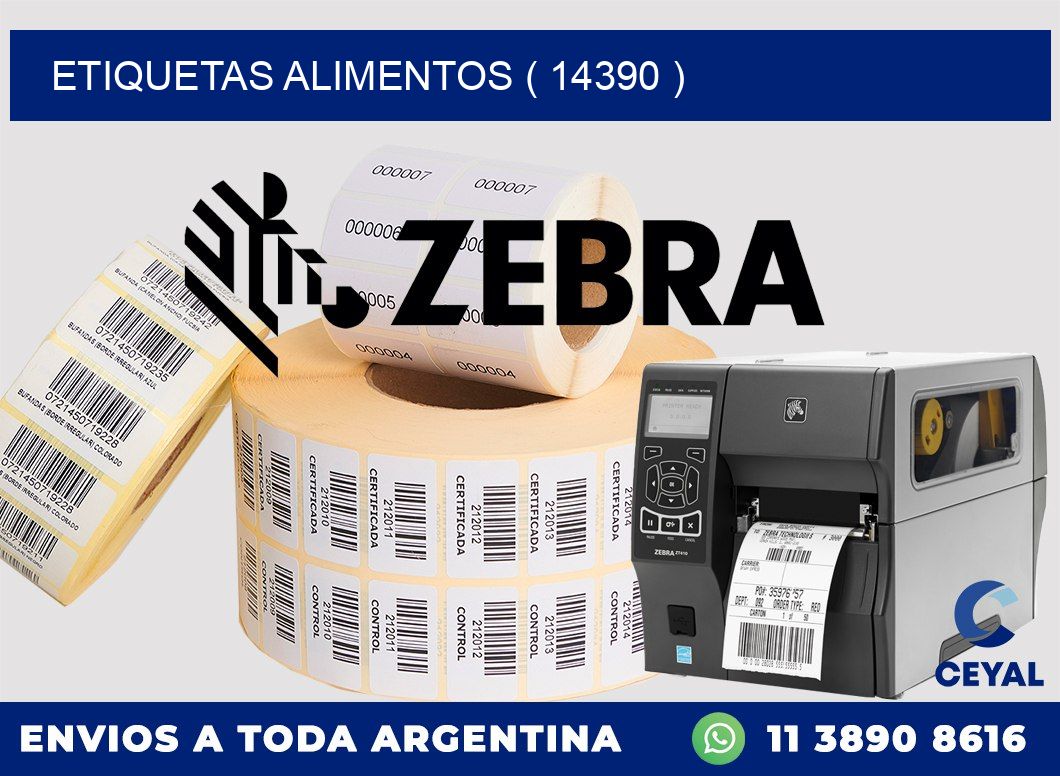 ETIQUETAS ALIMENTOS ( 14390 )