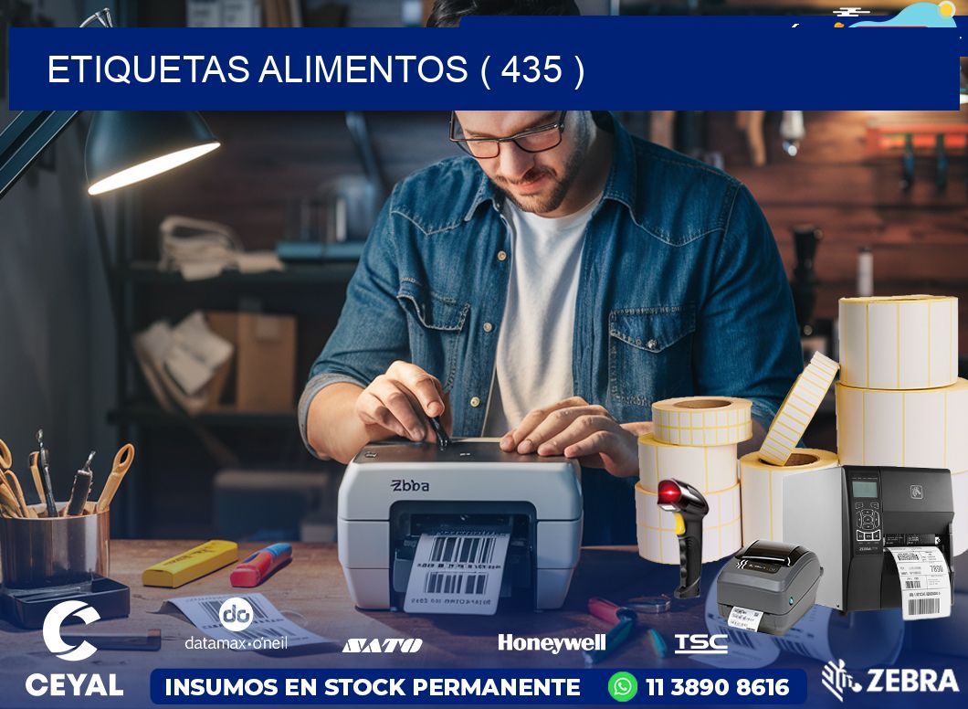 ETIQUETAS ALIMENTOS ( 435 )