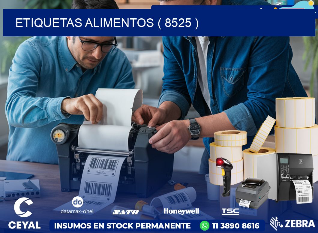 ETIQUETAS ALIMENTOS ( 8525 )