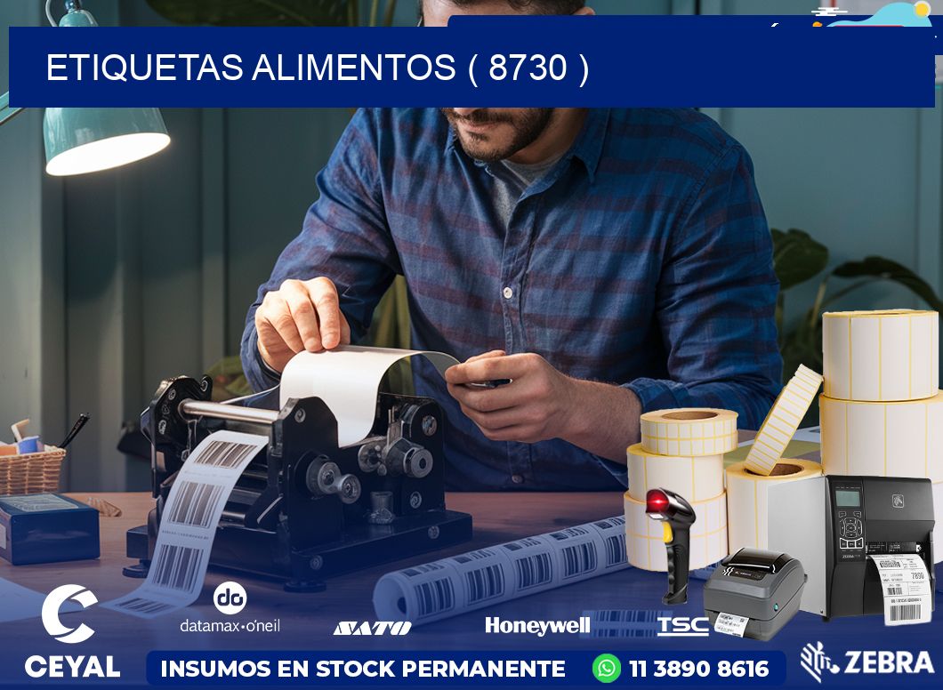 ETIQUETAS ALIMENTOS ( 8730 )
