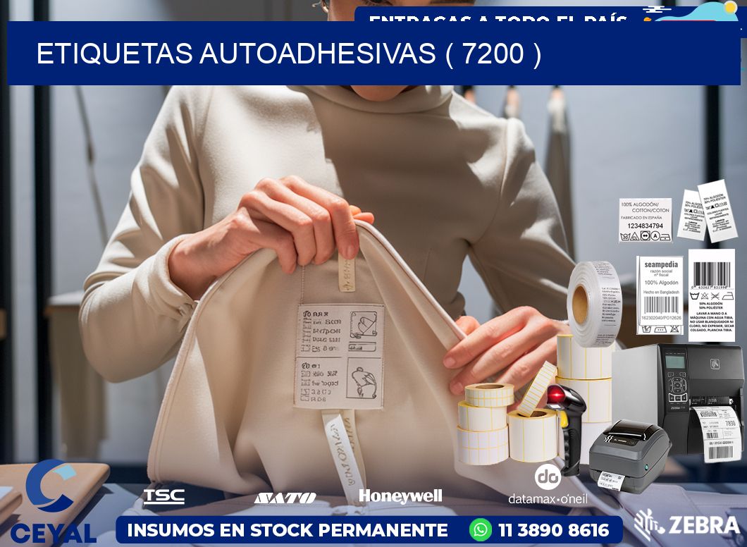 ETIQUETAS AUTOADHESIVAS ( 7200 )
