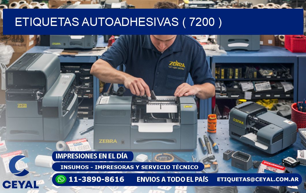 ETIQUETAS AUTOADHESIVAS ( 7200 )