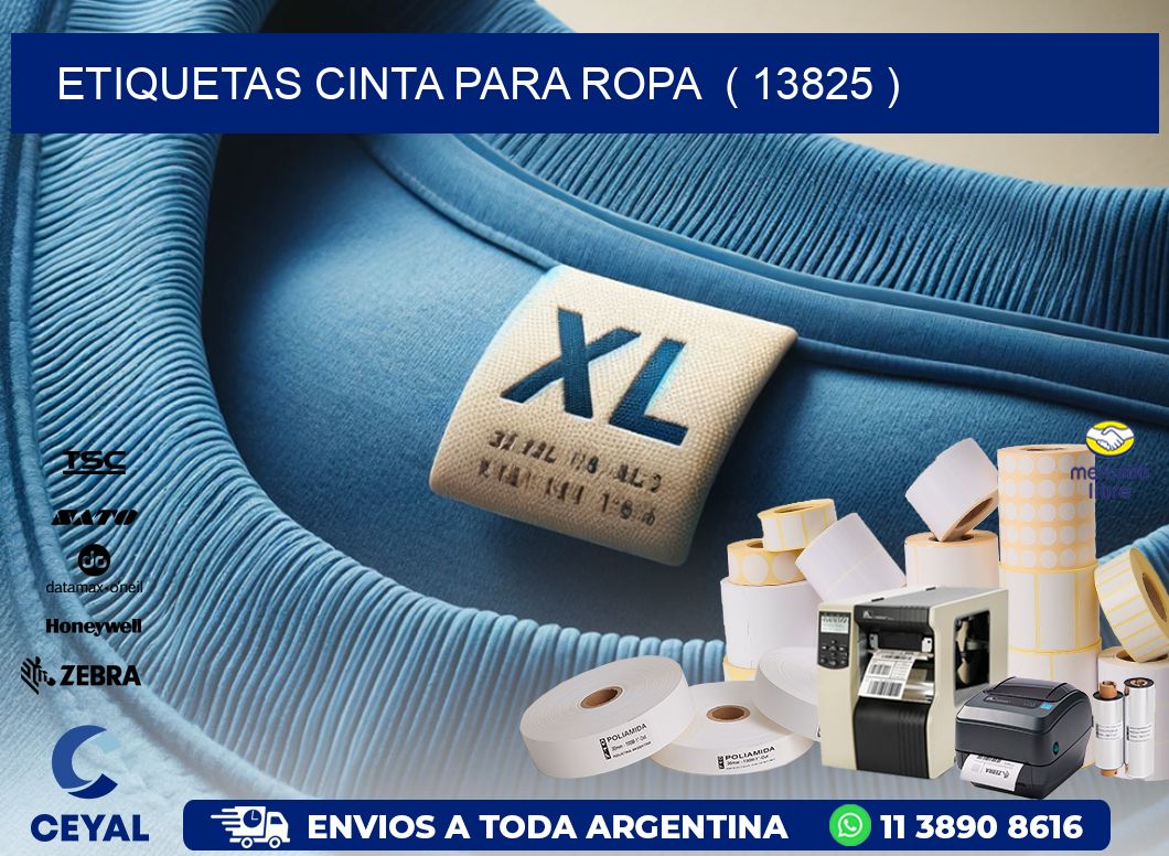 ETIQUETAS CINTA PARA ROPA  ( 13825 )