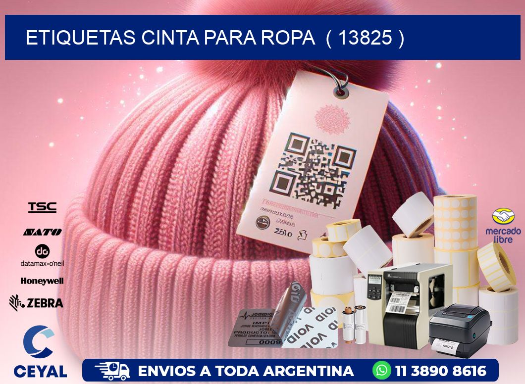 ETIQUETAS CINTA PARA ROPA  ( 13825 )
