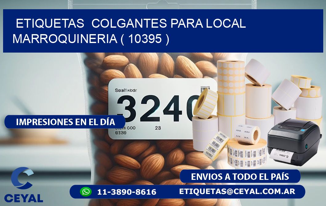 ETIQUETAS  COLGANTES PARA LOCAL MARROQUINERIA ( 10395 )