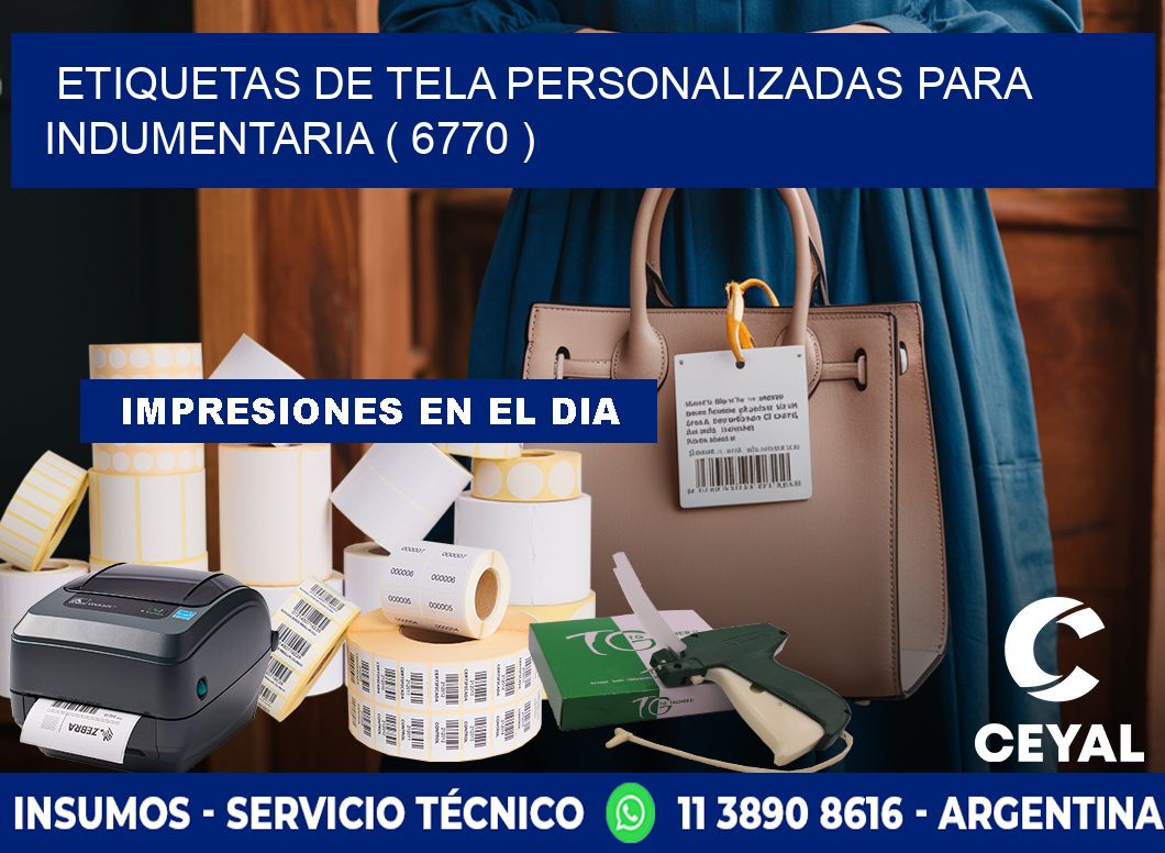 ETIQUETAS DE TELA PERSONALIZADAS PARA INDUMENTARIA ( 6770 )