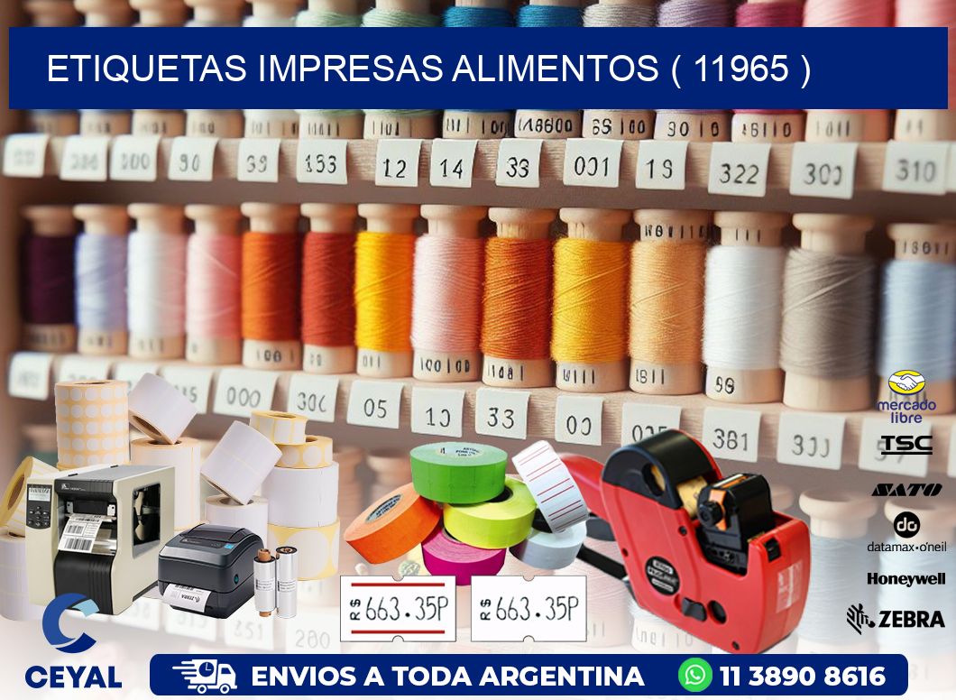 ETIQUETAS IMPRESAS ALIMENTOS ( 11965 )
