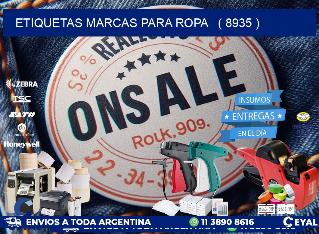 ETIQUETAS MARCAS PARA ROPA   ( 8935 )
