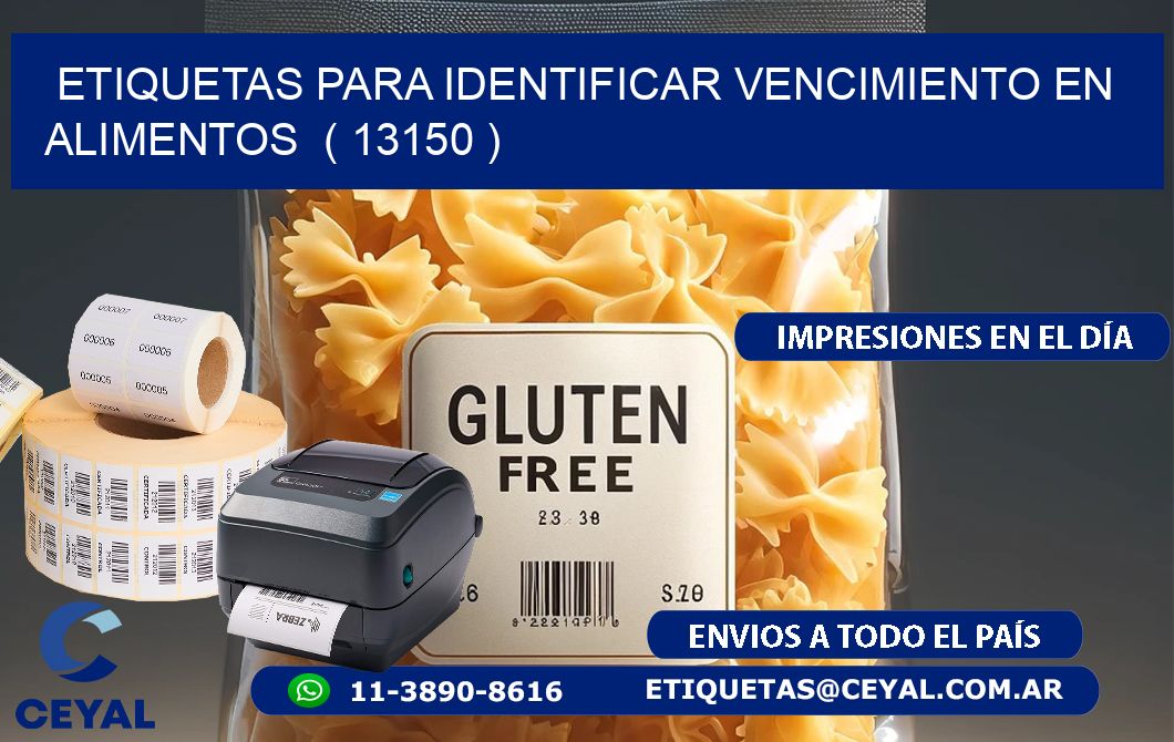 ETIQUETAS PARA IDENTIFICAR VENCIMIENTO EN ALIMENTOS ( 13150 )