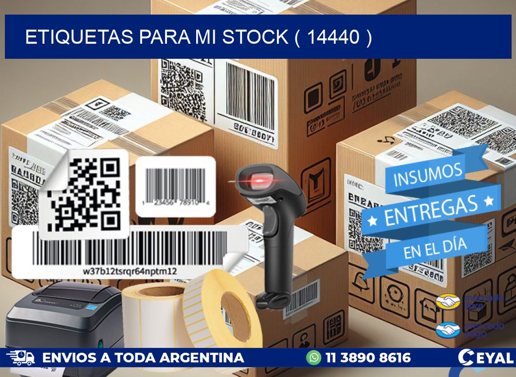 ETIQUETAS PARA MI STOCK ( 14440 )
