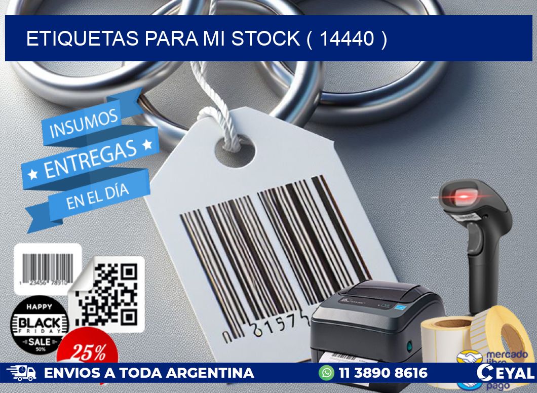 ETIQUETAS PARA MI STOCK ( 14440 )
