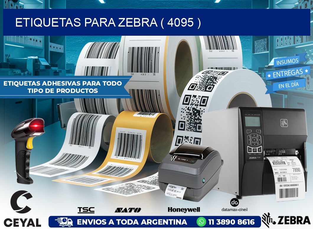 ETIQUETAS PARA ZEBRA ( 4095 )