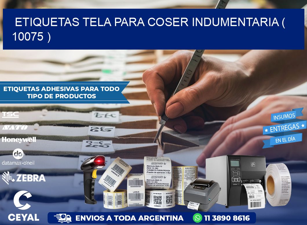 ETIQUETAS TELA PARA COSER INDUMENTARIA ( 10075 )