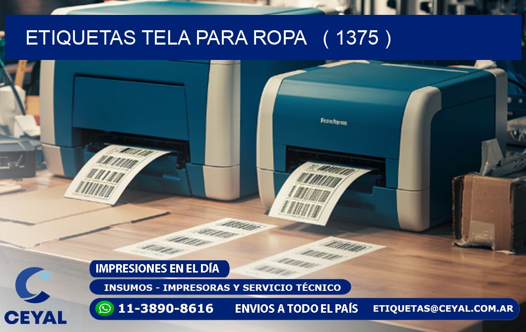 ETIQUETAS TELA PARA ROPA   ( 1375 )