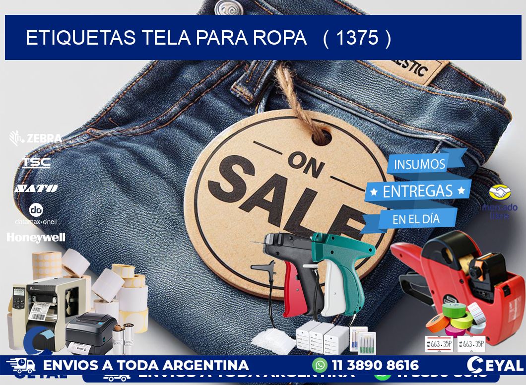 ETIQUETAS TELA PARA ROPA   ( 1375 )