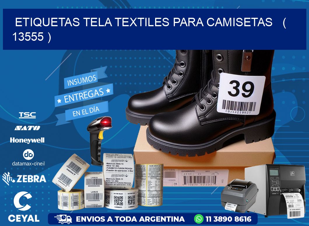 ETIQUETAS TELA TEXTILES PARA CAMISETAS   ( 13555 )
