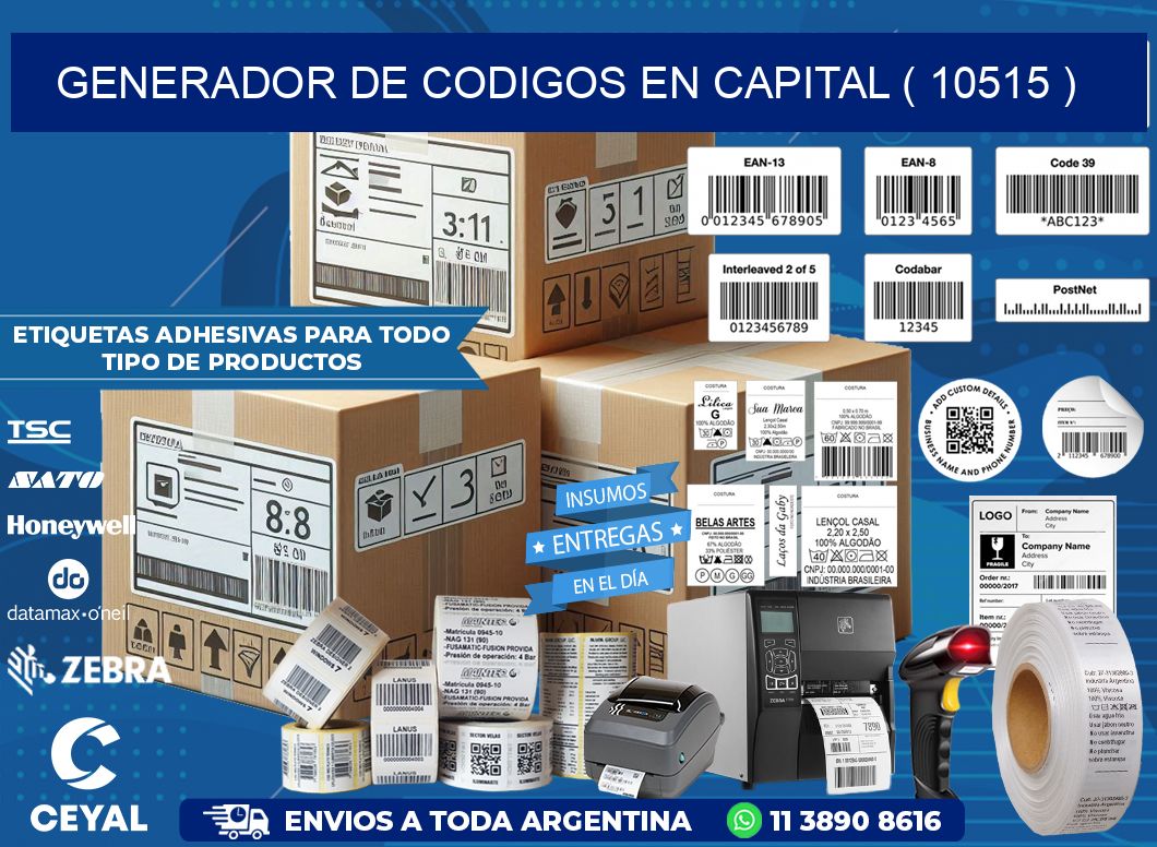 GENERADOR DE CODIGOS EN CAPITAL ( 10515 )