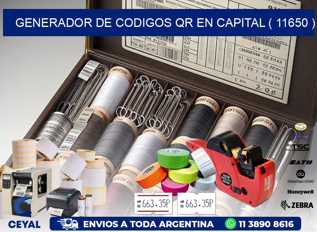 GENERADOR DE CODIGOS QR EN CAPITAL ( 11650 )