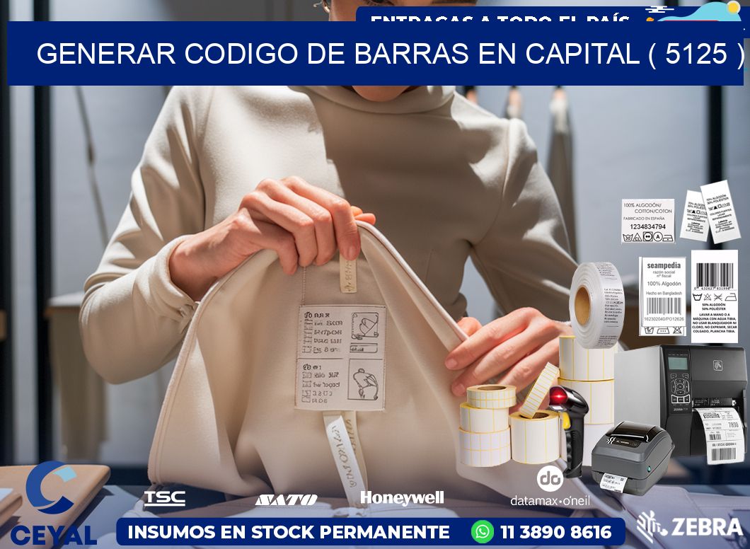 GENERAR CODIGO DE BARRAS EN CAPITAL ( 5125 )
