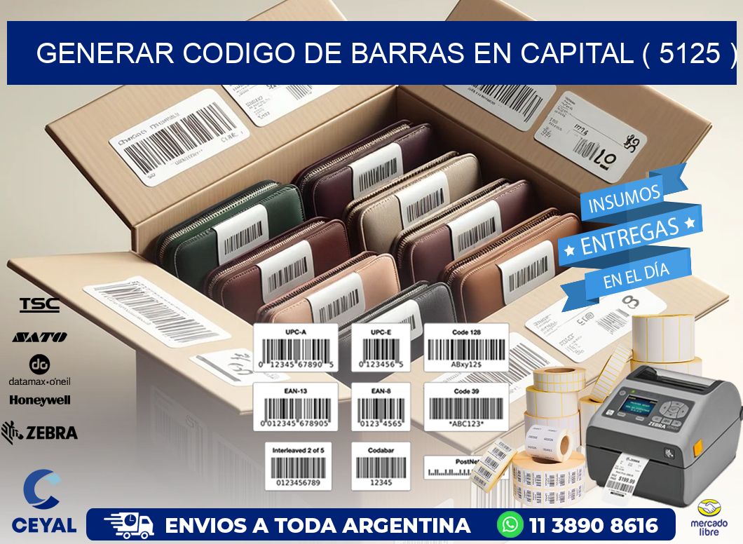 GENERAR CODIGO DE BARRAS EN CAPITAL ( 5125 )