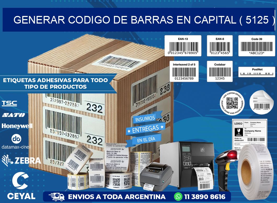GENERAR CODIGO DE BARRAS EN CAPITAL ( 5125 )