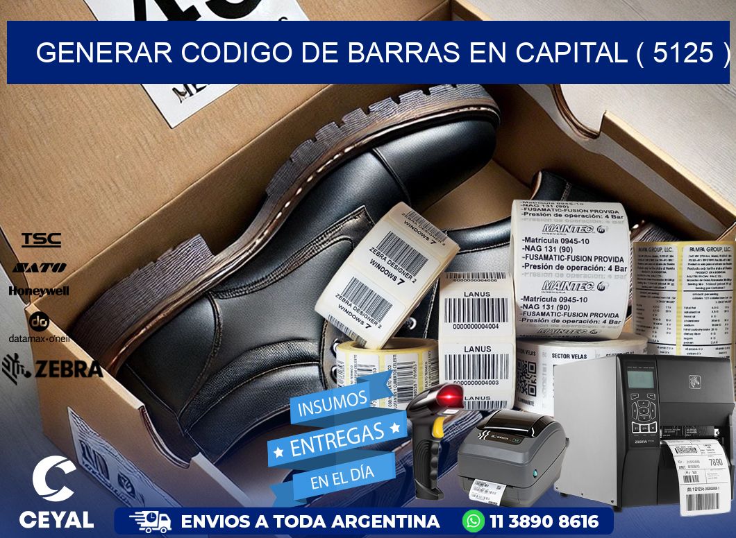 GENERAR CODIGO DE BARRAS EN CAPITAL ( 5125 )