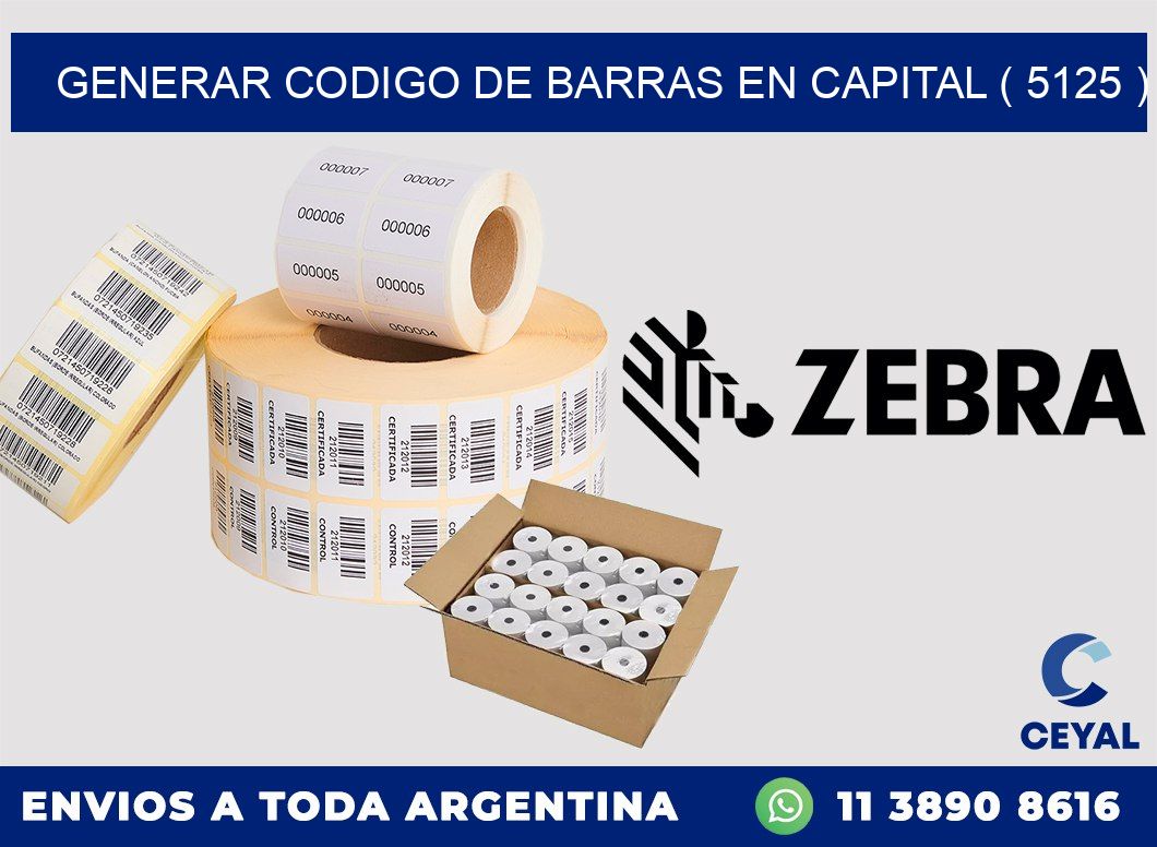 GENERAR CODIGO DE BARRAS EN CAPITAL ( 5125 )