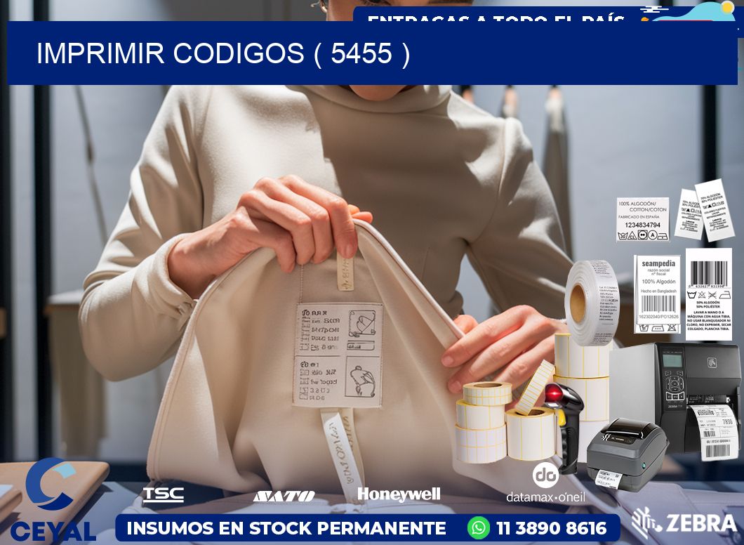 IMPRIMIR CODIGOS ( 5455 )