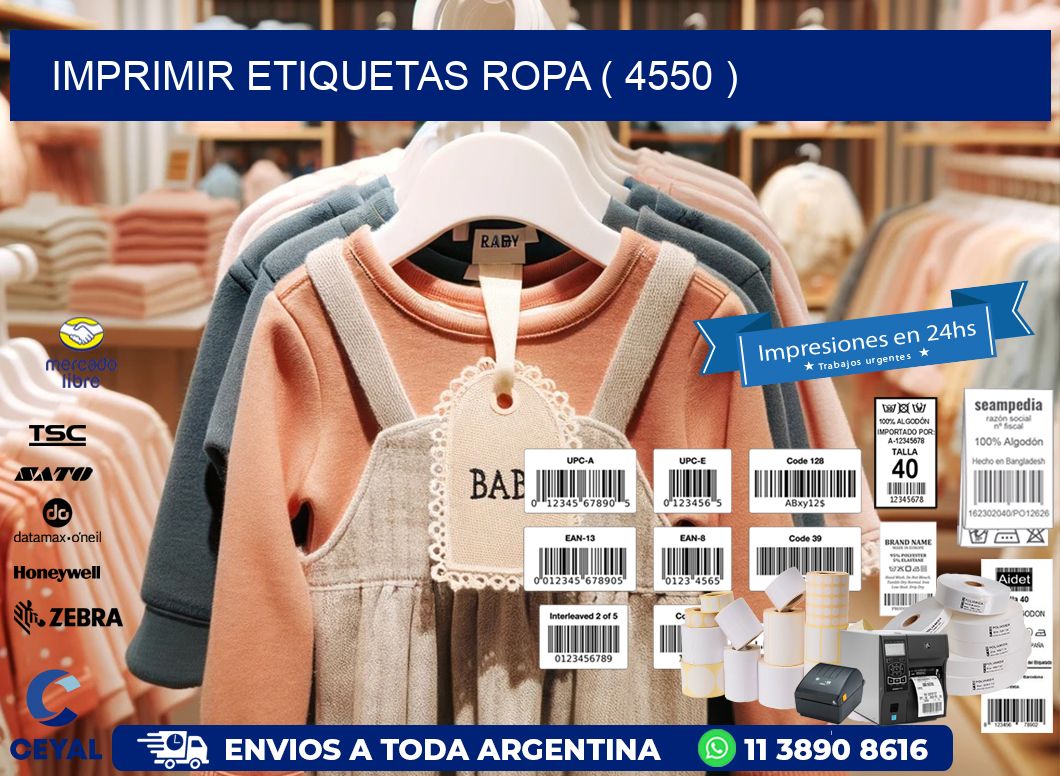 IMPRIMIR ETIQUETAS ROPA ( 4550 )