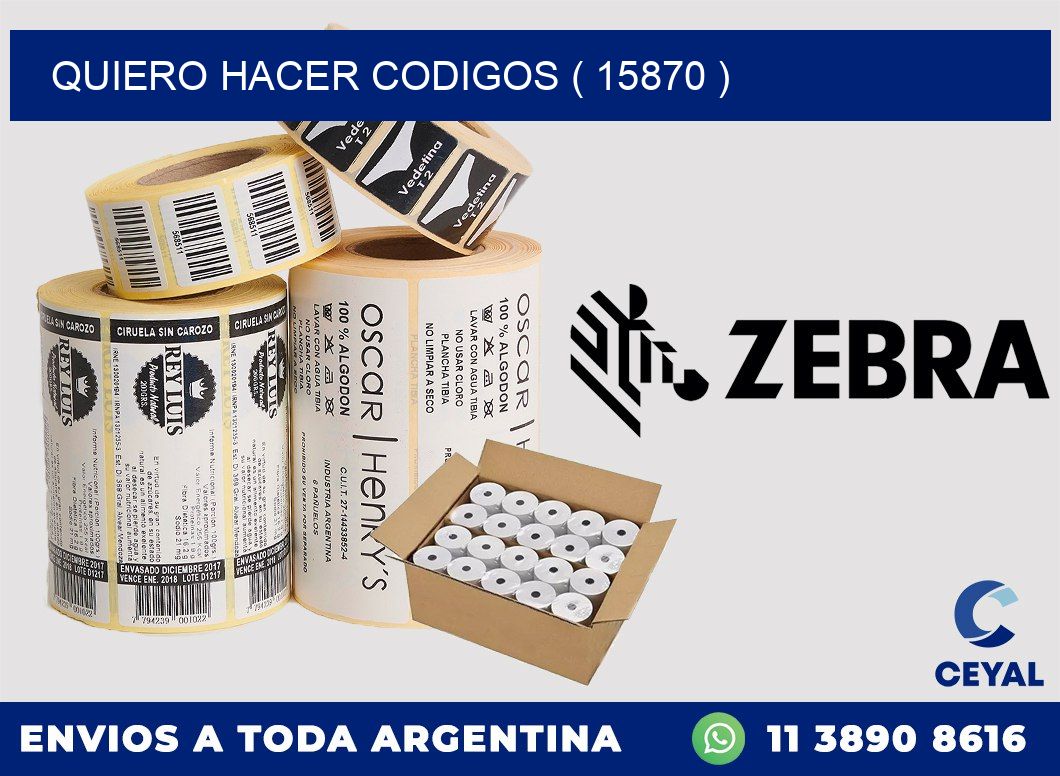 QUIERO HACER CODIGOS ( 15870 )