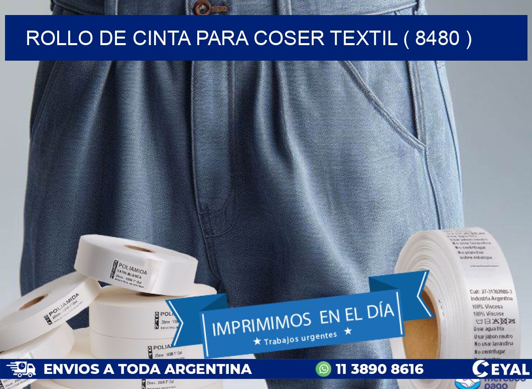ROLLO DE CINTA PARA COSER TEXTIL ( 8480 )