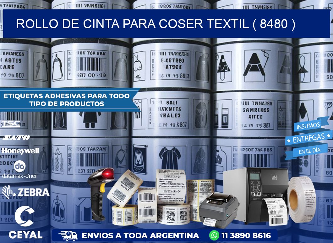 ROLLO DE CINTA PARA COSER TEXTIL ( 8480 )