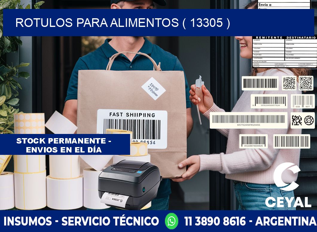 ROTULOS PARA ALIMENTOS ( 13305 )