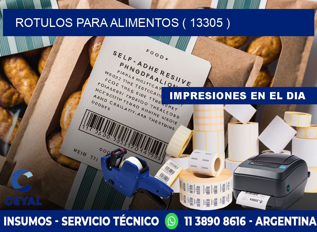 ROTULOS PARA ALIMENTOS ( 13305 )