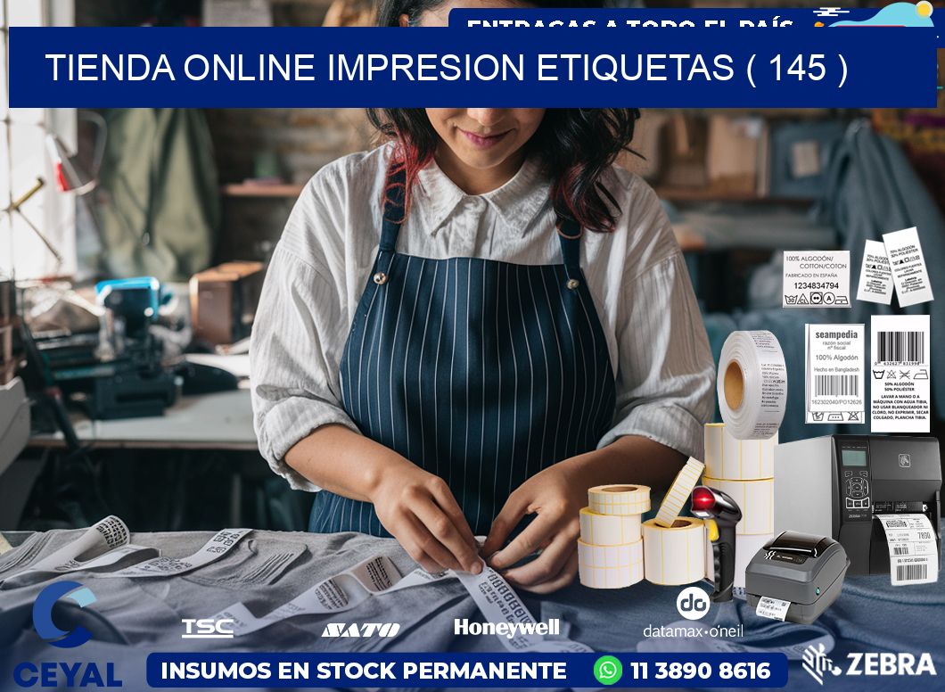 TIENDA ONLINE IMPRESION ETIQUETAS ( 145 )