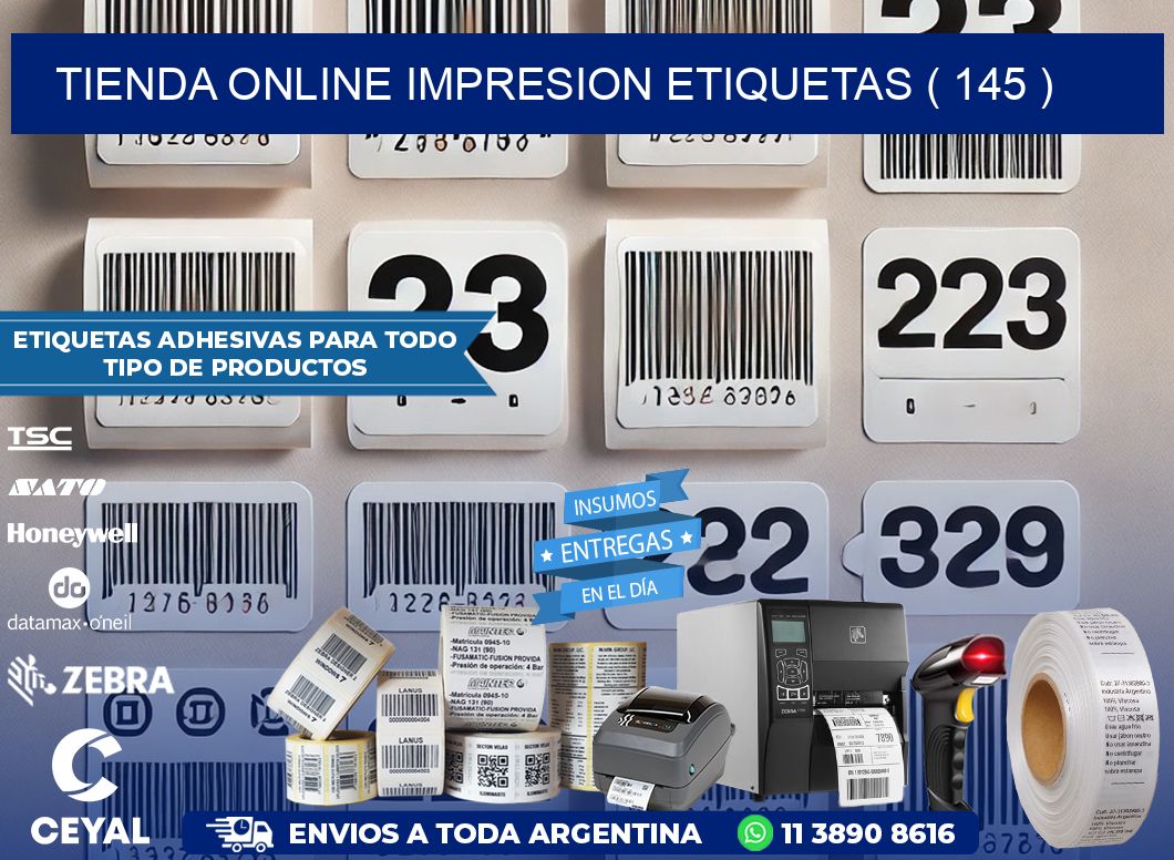 TIENDA ONLINE IMPRESION ETIQUETAS ( 145 )