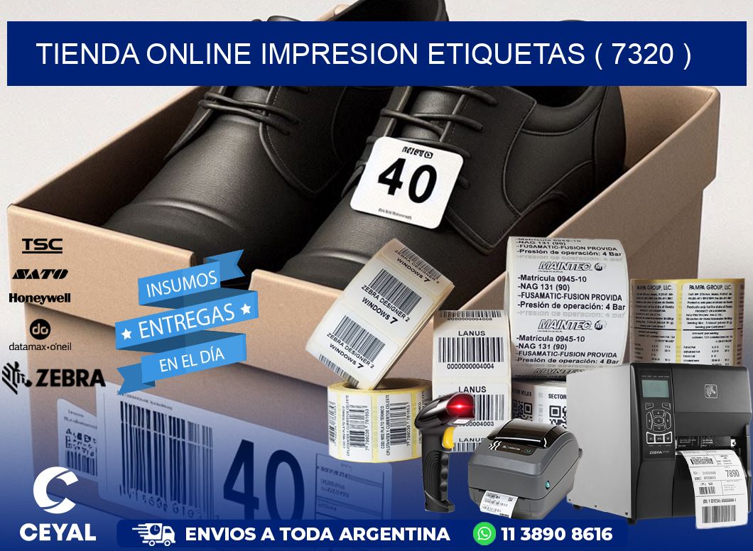 TIENDA ONLINE IMPRESION ETIQUETAS ( 7320 )
