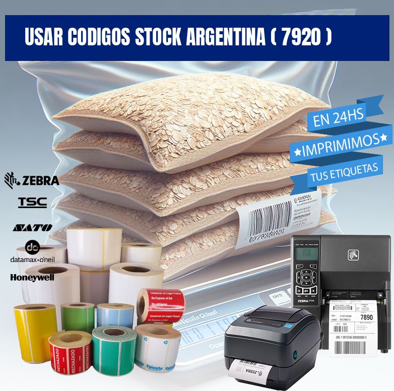 USAR CODIGOS STOCK ARGENTINA ( 7920 )
