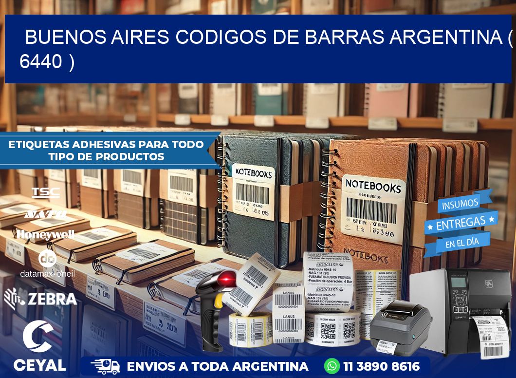 buenos aires codigos de barras argentina ( 6440 )