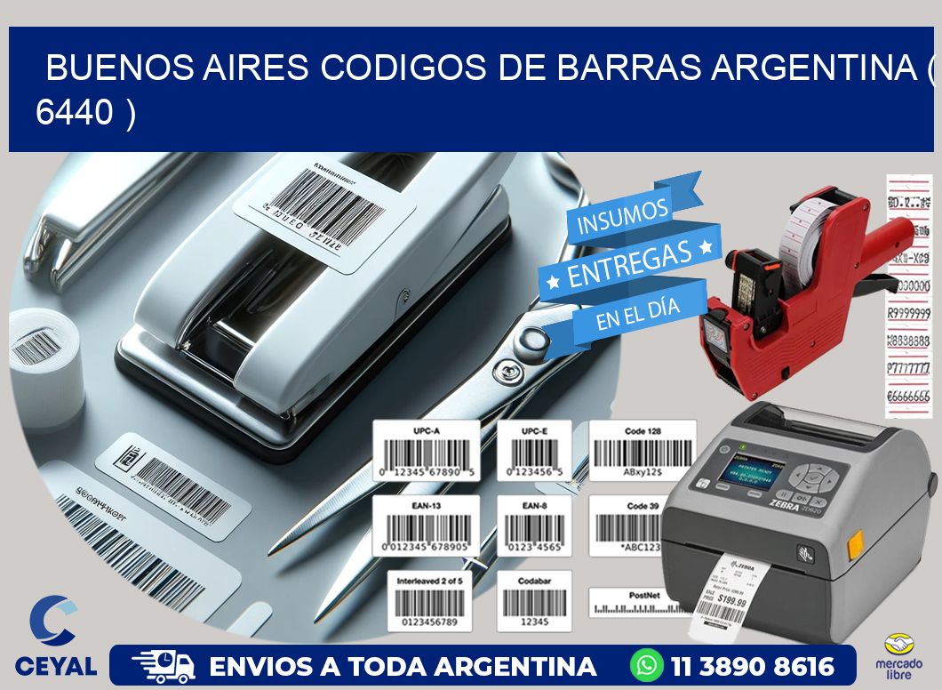 buenos aires codigos de barras argentina ( 6440 )