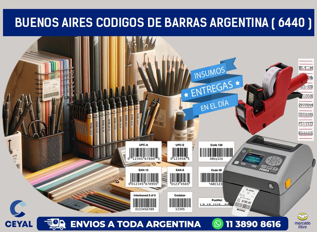 buenos aires codigos de barras argentina ( 6440 )