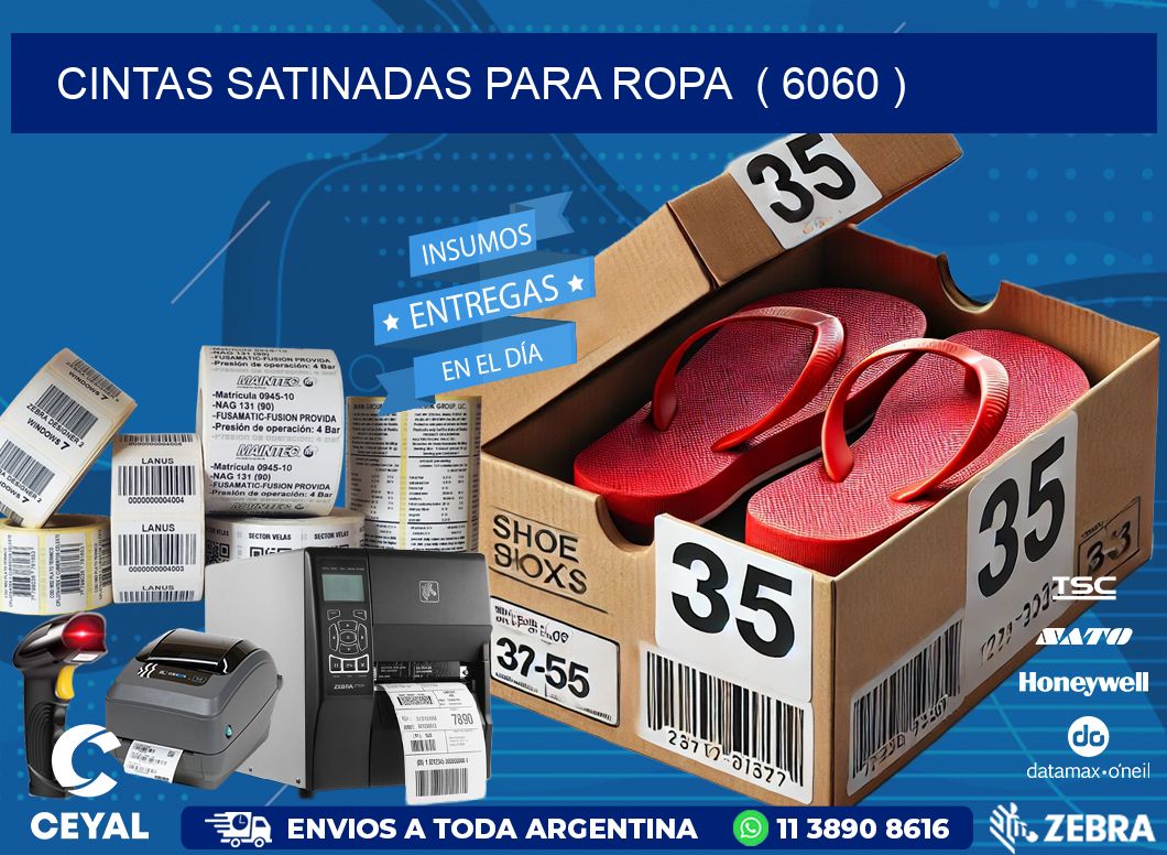 cintas satinadas para ropa  ( 6060 )