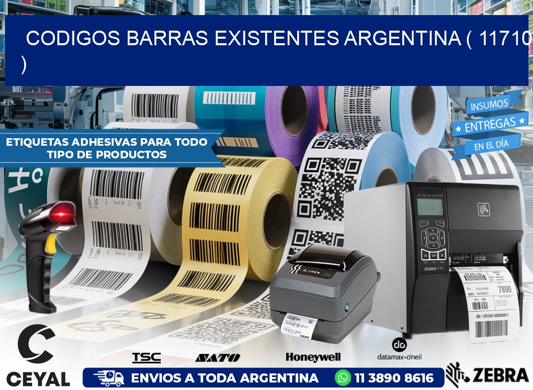 codigos barras existentes argentina ( 11710 )