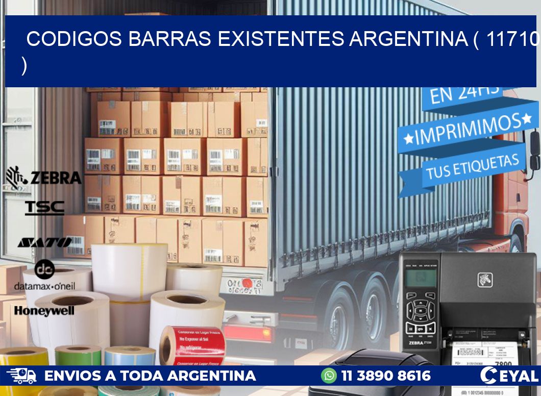 codigos barras existentes argentina ( 11710 )