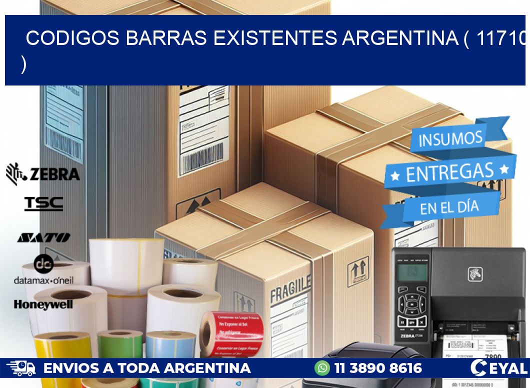 codigos barras existentes argentina ( 11710 )