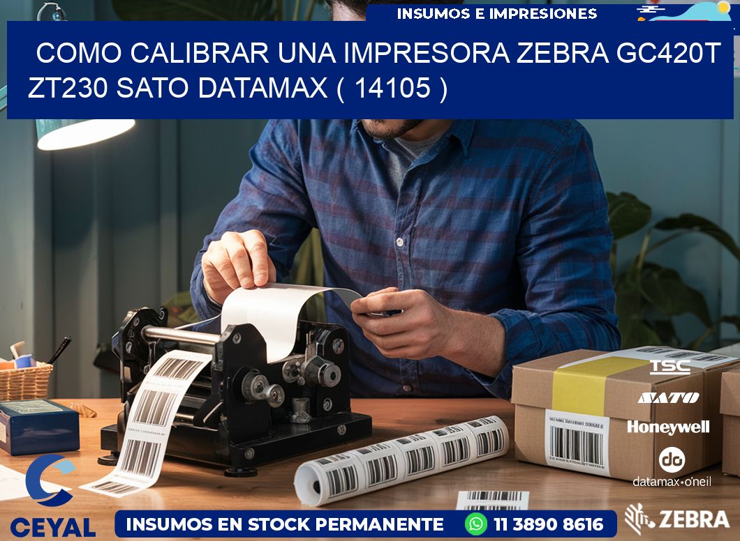 como calibrar una impresora zebra gc420t ZT230 SATO DATAMAX ( 14105 )