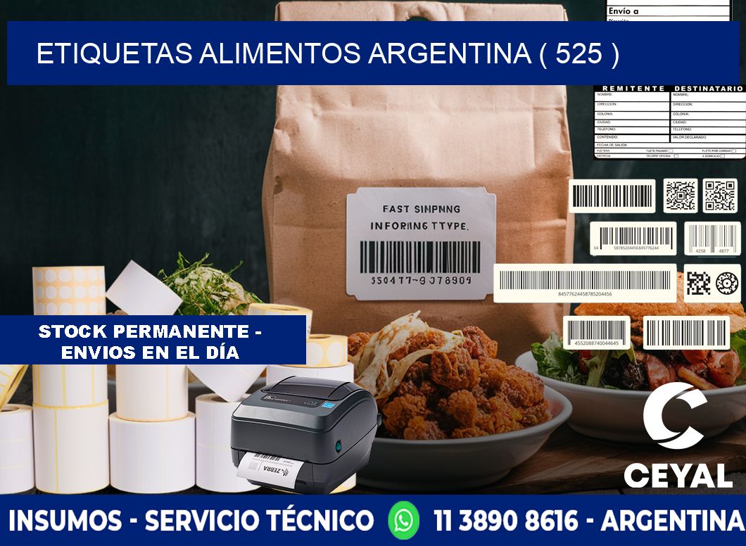 etiquetas alimentos argentina ( 525 )