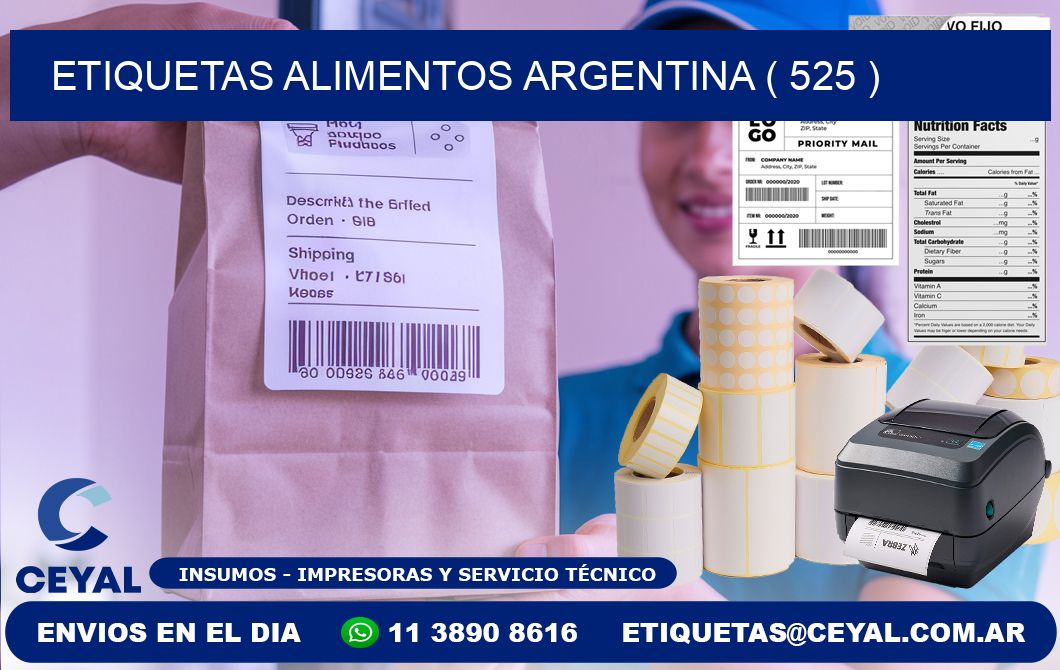etiquetas alimentos argentina ( 525 )