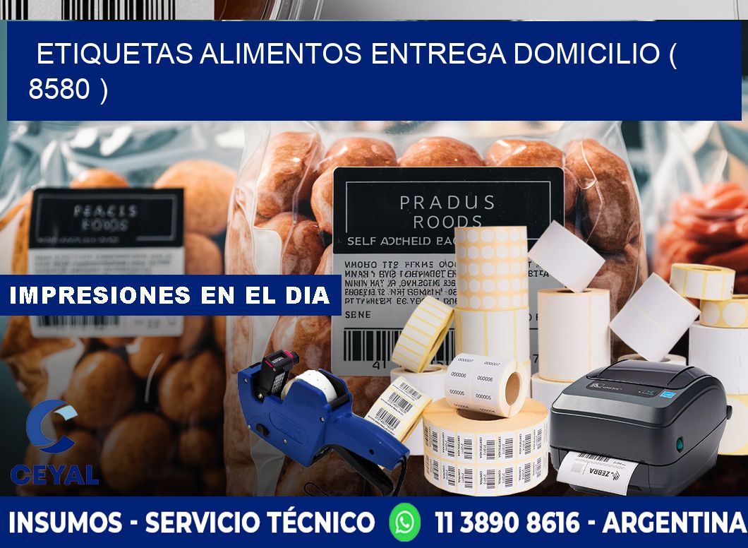 etiquetas alimentos entrega domicilio ( 8580 )