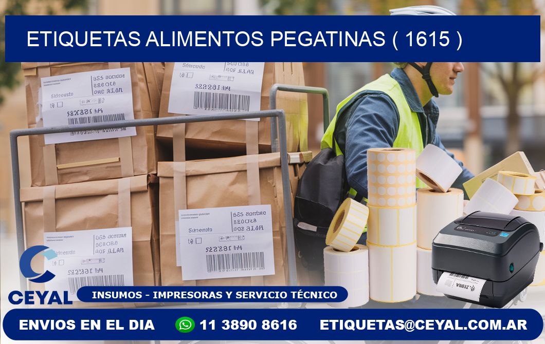 etiquetas alimentos pegatinas ( 1615 )